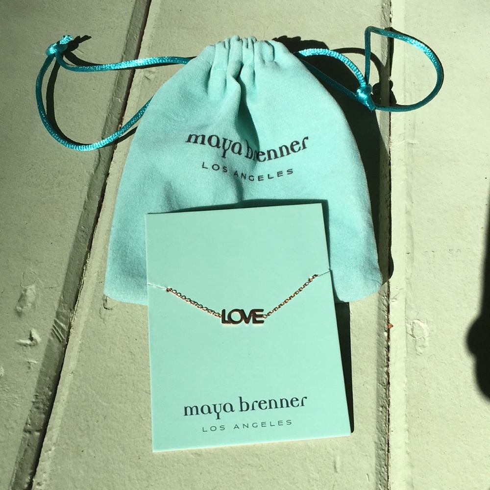 maya Brenner LOVE bracelet